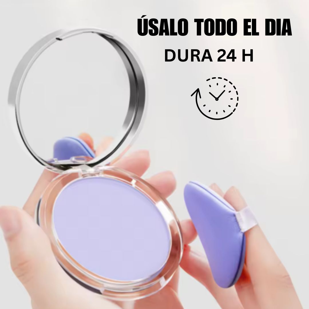 CHILLAB® POLVO MATE CONTROLADOR DE BRILLO PARA ROSTRO DE LAVANDA😍CON 60% DESCUENTO😍
