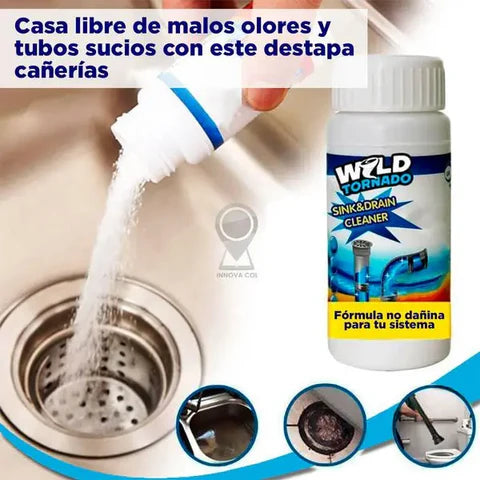 Limpiador Profesional y Potente de Tuberías y Drenajes al 2x1