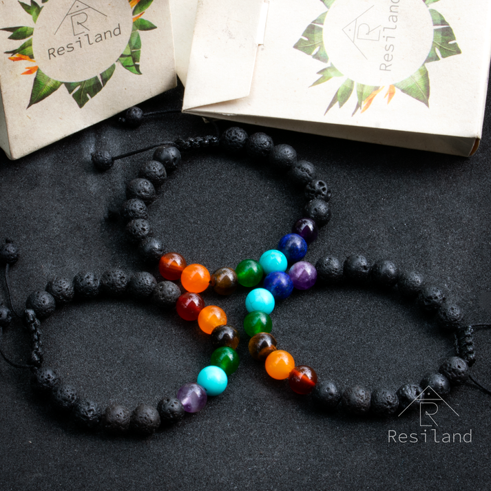 PULSERA 7 CHAKRAS !TRANSFORMA TU ENERGIA! OFERTA 2X1🔥