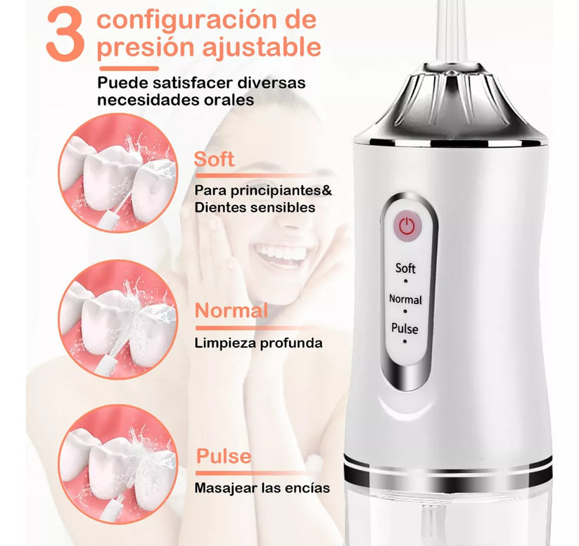 Irrigador Dental Profesional+ GRATIS Blanqueador Dental a tan solo $629😯