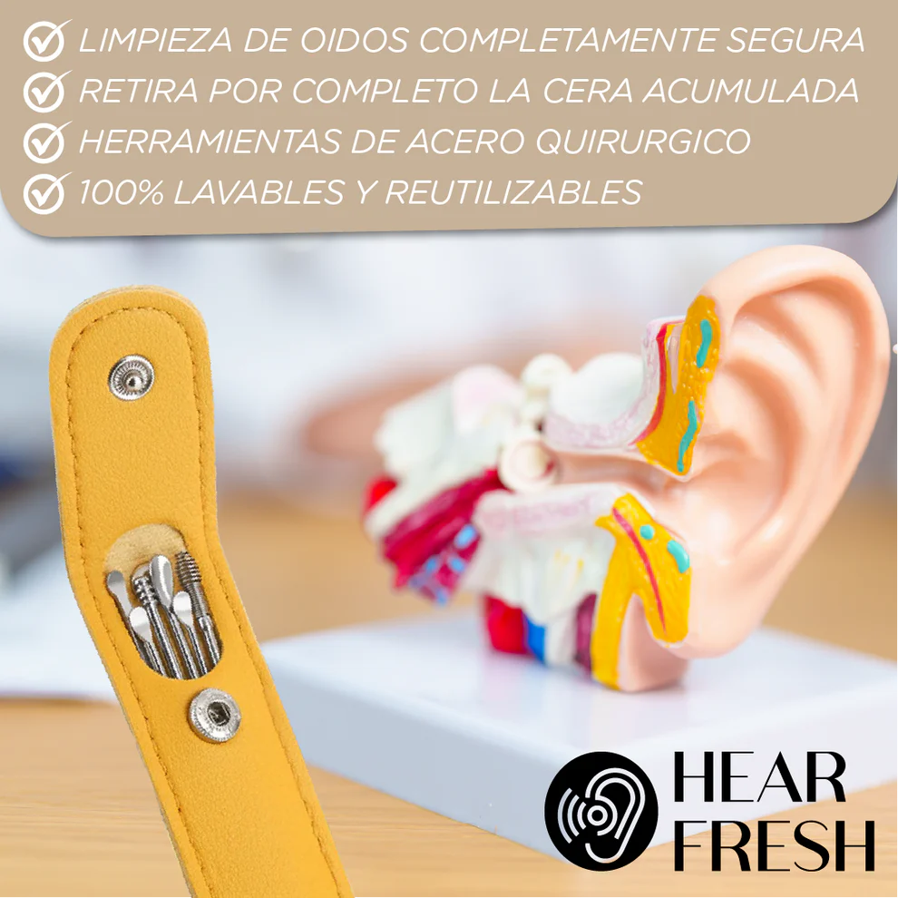 HEAR FRESH™ - Set de Limpieza de Oídos Profesional 👂OFERTA 2X1👂