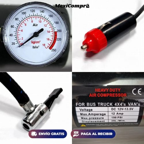 COMPRESOR DE AIRE PORTATIL PREMIUM®