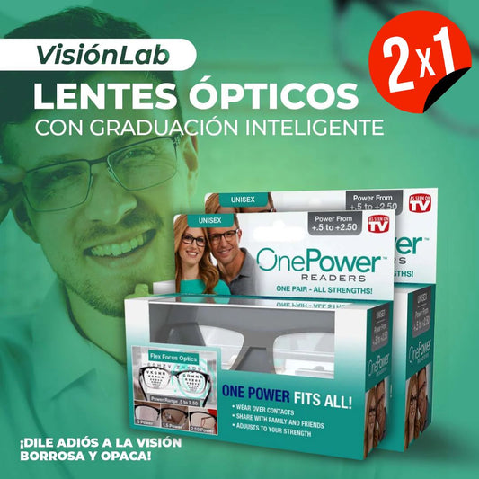 One Power Readers™ -  Visión clara y sin esfuerzo  al instante👓Súper Oferta Al 2x1👓 EL ORIGINAL