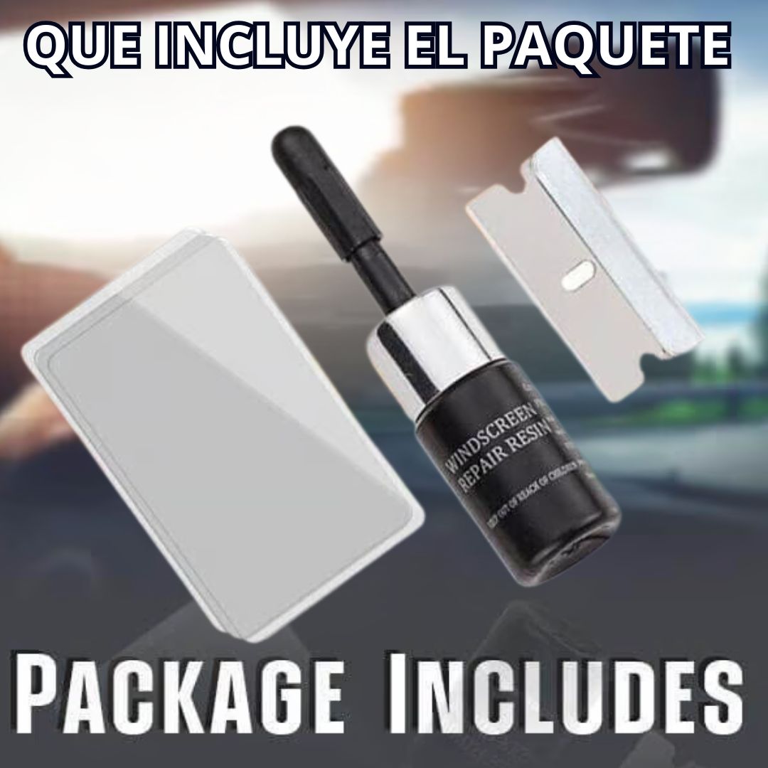 LIQUIDO + KIT MULTI REPARADOR DE CRISTALES ⚡OFERTA RELAMPAGO⚡