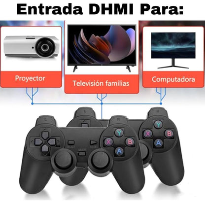 CONSOLA DE VIDEO JUEGOS PORTATIL WIRELESSPRO® 🎮+10,000 VIDEOJUEGOS🎮