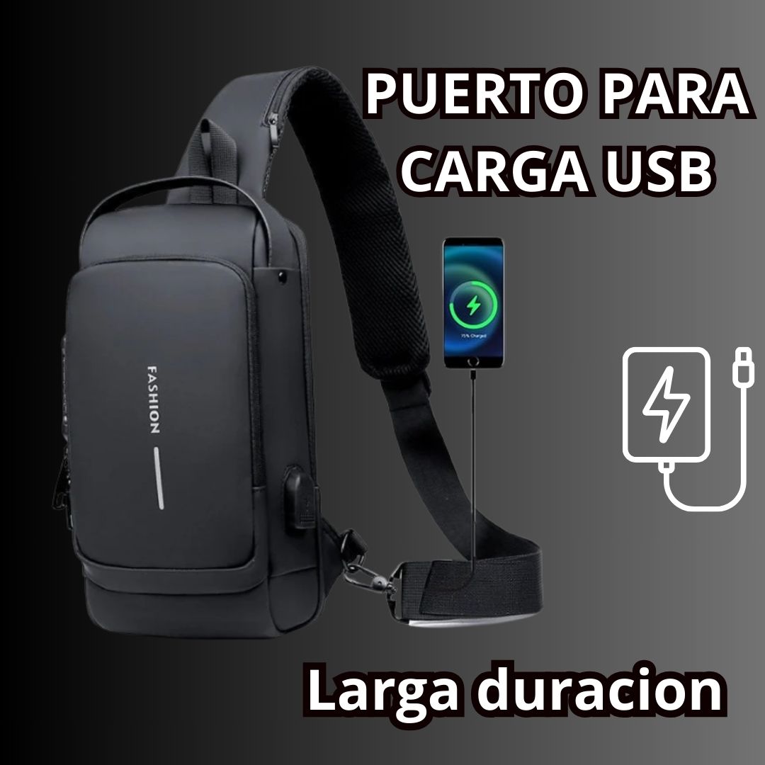 !MOCHILA SPORT ANTIRROBO! CON PUERTO DE CARGA USB🔋