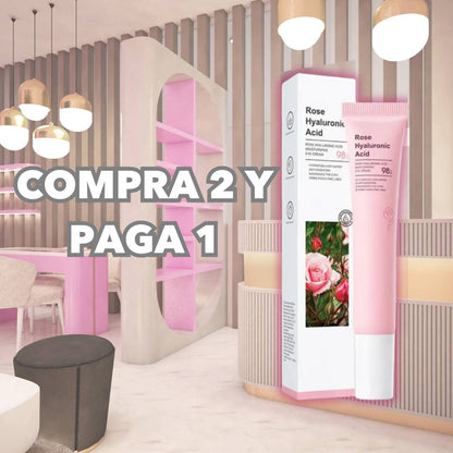 CREMA DE ROSAS ANTI-OJERAS CON ACIDO HIALURONICO 🔥ULTIMO DIA DE OFERTA 2X1🔥