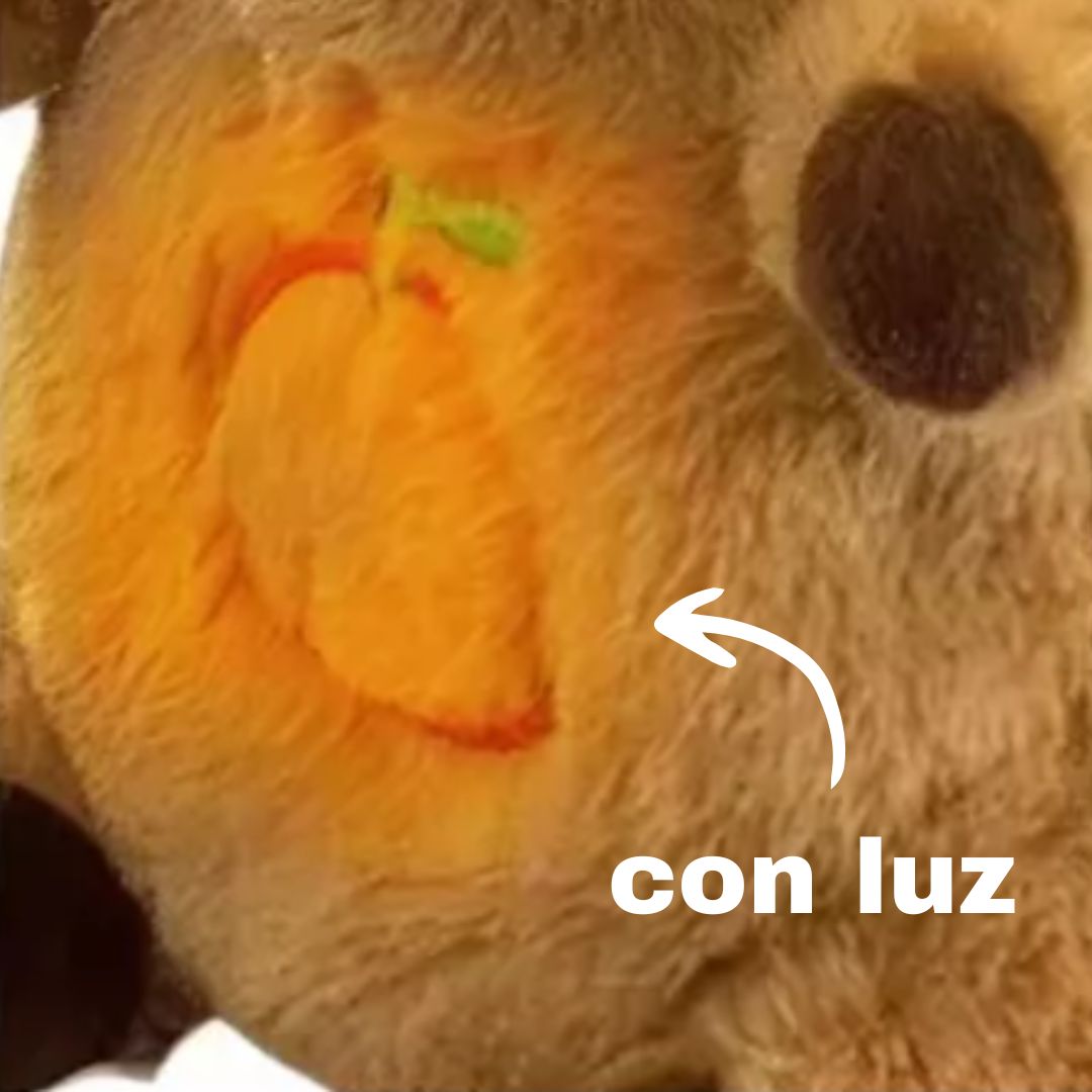 CAPIBARA DORMILÓN CON LUZ Y SONIDO/ PELUCHE ANTIESTRÉS 60% DESCUENTO🔥