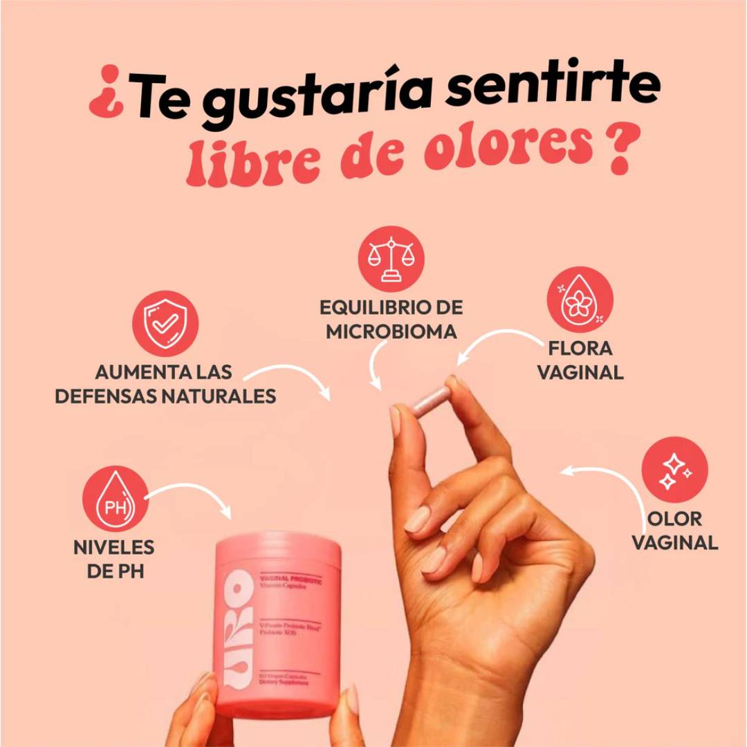 PROBIÓTICOS VAGINALES URO® DESPIDETE DE LOS MALOS OLORES 💖EL ORIGINAL💖