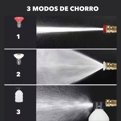 Hidrolavadora Inalámbrica con 3 Modos de Chorro Súper potente WarPro®🔥con 60% Descuento🔥
