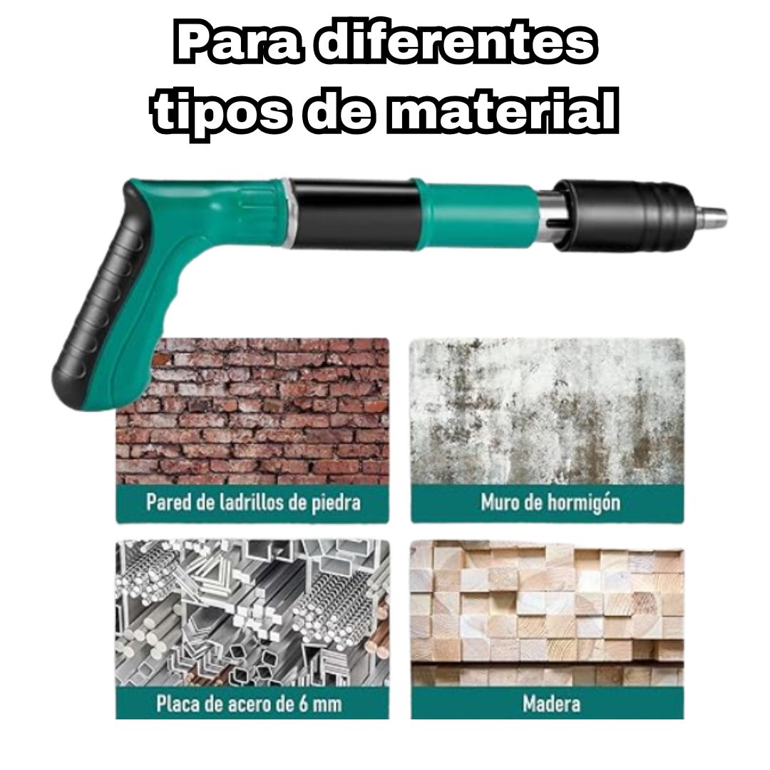 KIT PISTOLA DE CLAVOS DE ALTA PRESION + CLAVOS DE REGALO🎁 60% DESCUENTO🔥