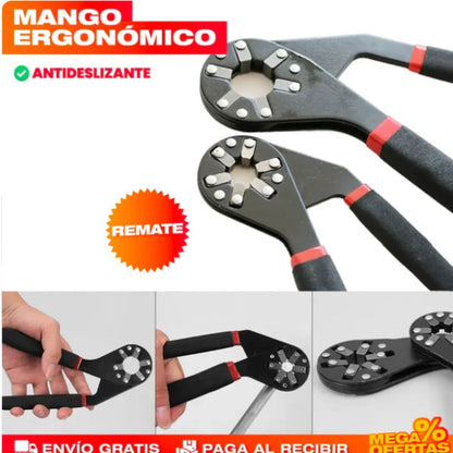 LLAVE HEXAGONAL  MULTIFUNCIONAL AJUSTABLE CON 60% DESCUENTO🔩