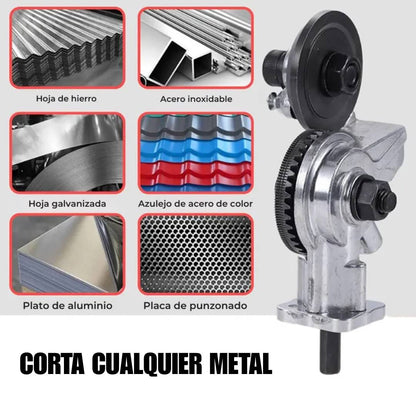 MetalCutter PRO®️Cortador de Metal Doble Cabeza para Taladro + Accesorios Gratis🔥 Lleva 2 al precio de 1🔥