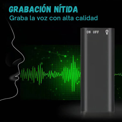 MINI GRABADORA ESPÍA SECRETA VoxWave® CON 60% DESCUENTO🔥