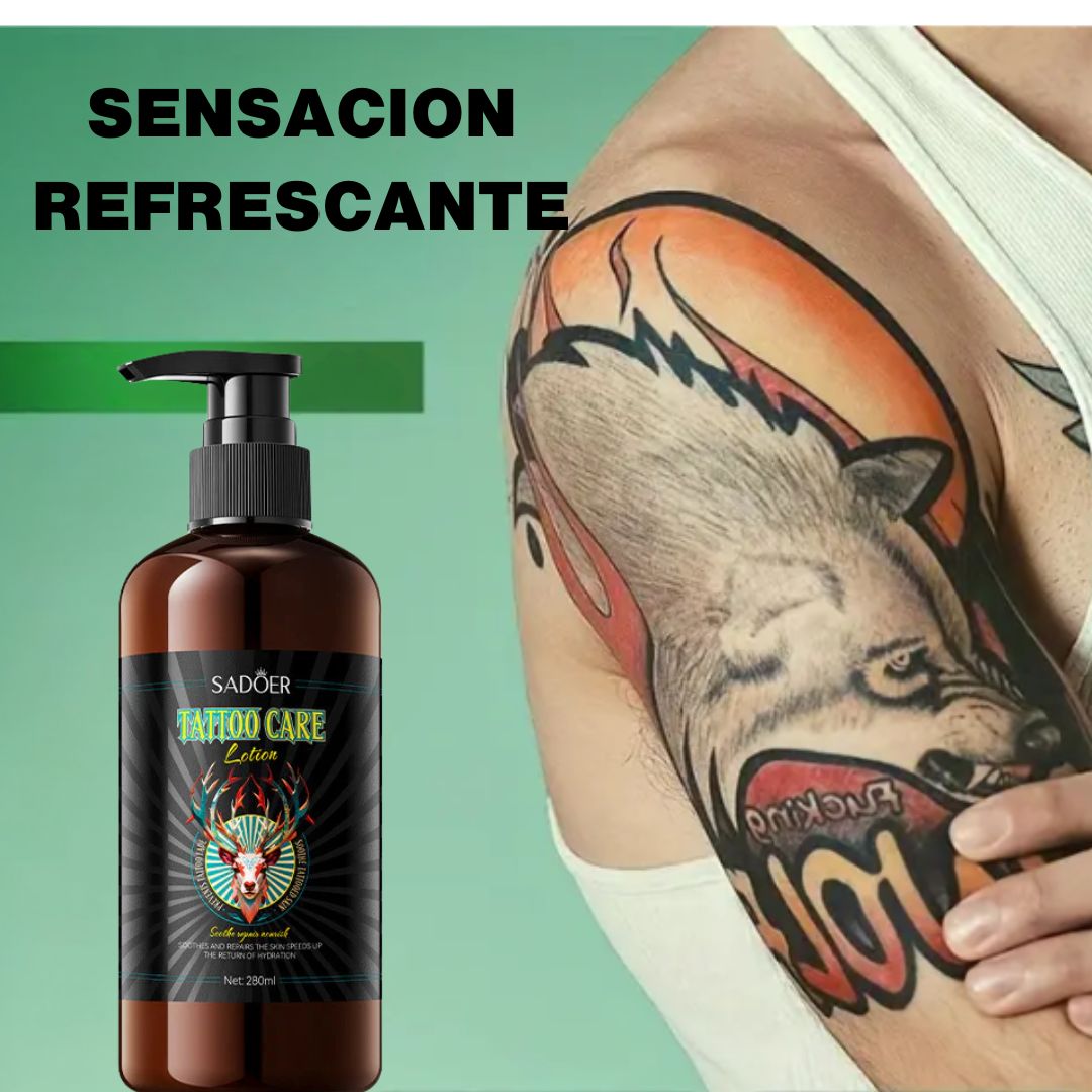 LOCIÓN HIDRATANTE  PARA TATUAJES, RECUPERA EL BRILLO Y SUAVIZA🔥OFERTA LIMITADA 2X1 🔥
