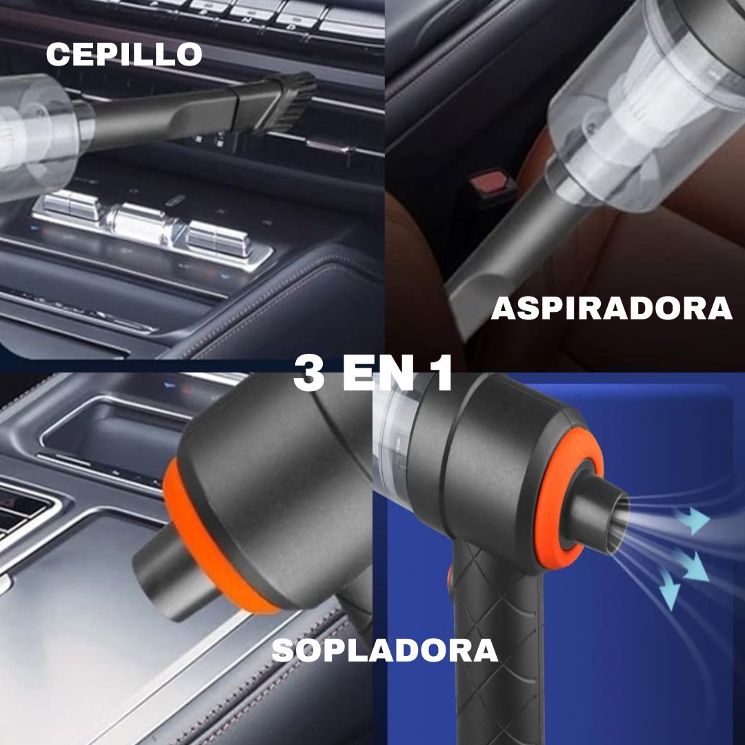 🔥 Aspiradora Original Mini Portátil 3 en 1 – Succiona, Sopla y Limpia en Segundos 🔥