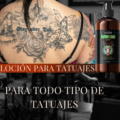 LOCIÓN HIDRATANTE  PARA TATUAJES, RECUPERA EL BRILLO Y SUAVIZA🔥OFERTA LIMITADA 2X1 🔥