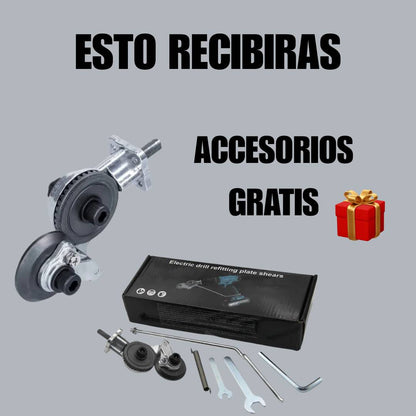 MetalCutter PRO®️Cortador de Metal Doble Cabeza para Taladro + Accesorios Gratis🔥 Lleva 2 al precio de 1🔥