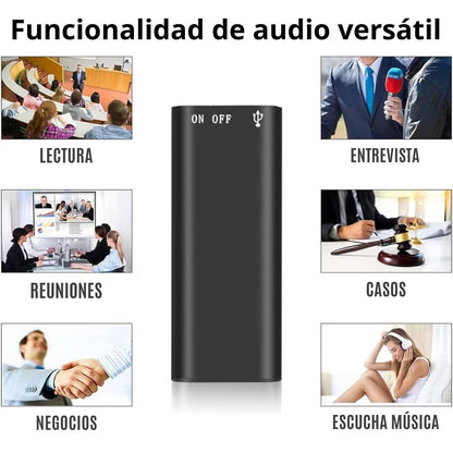 MINI GRABADORA ESPÍA SECRETA VoxWave® CON 60% DESCUENTO🔥