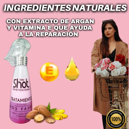 KolorShot™ - Tratamiento capilar 2 Fases sin Enjuague Antí Caída y Reparación Con 60% Descuento😍