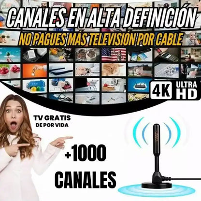 ANTENA PARA TV DIGITAL ULTRA HD TVMax Pro™ 🔥AL 2X1 SÚPER OFERTA🔥