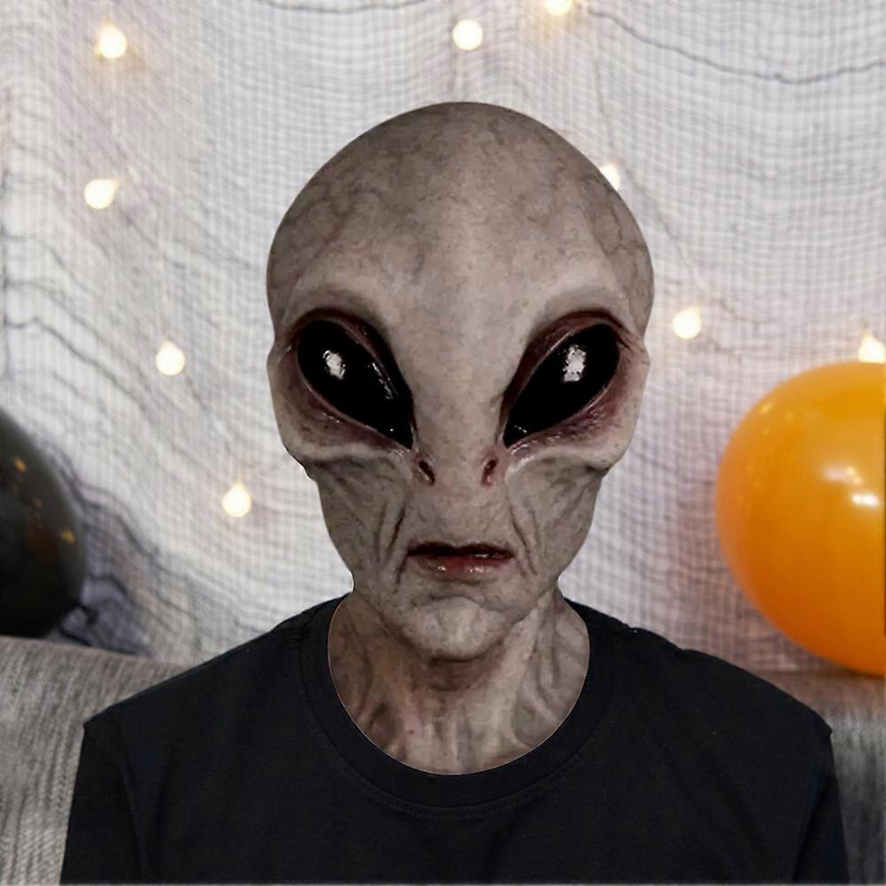 Máscara Extraterrestre de Látex Para Halloween Con 60% Descuento🔥