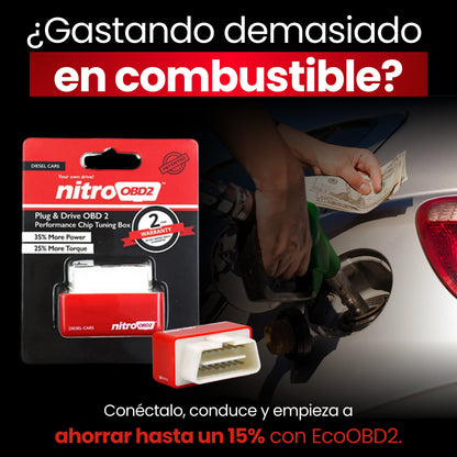 Ahorrador De Combustible ECO OBD2® Ahorra gasolina, suma kilómetros🔥60% de Descuento🔥