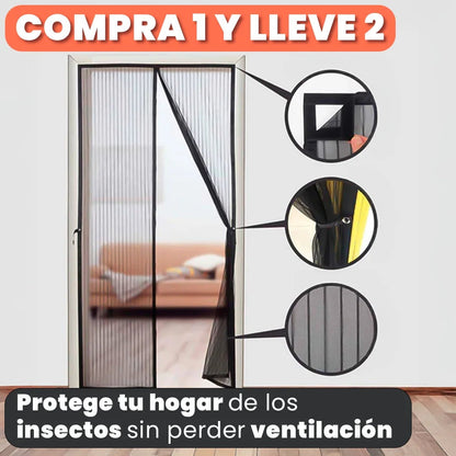 Malla Mosquitera para Puertas y Ventanas MAGIC MESH®🔥60%de Descuento🔥 Tu Hogar Libre de Mosquitos y Otras Plagas