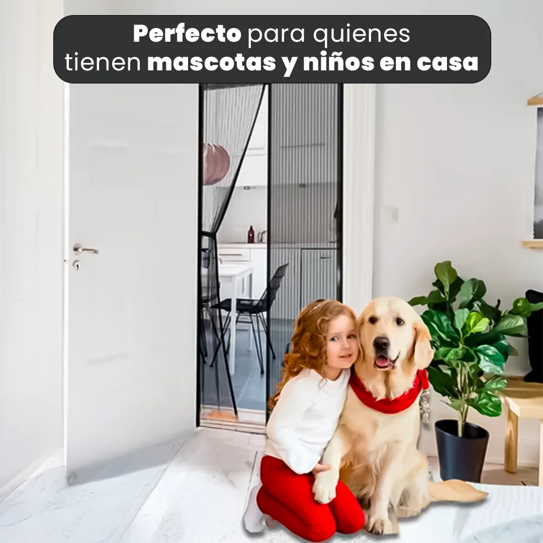 Malla Mosquitera para Puertas y Ventanas MAGIC MESH®🔥60%de Descuento🔥 Tu Hogar Libre de Mosquitos y Otras Plagas
