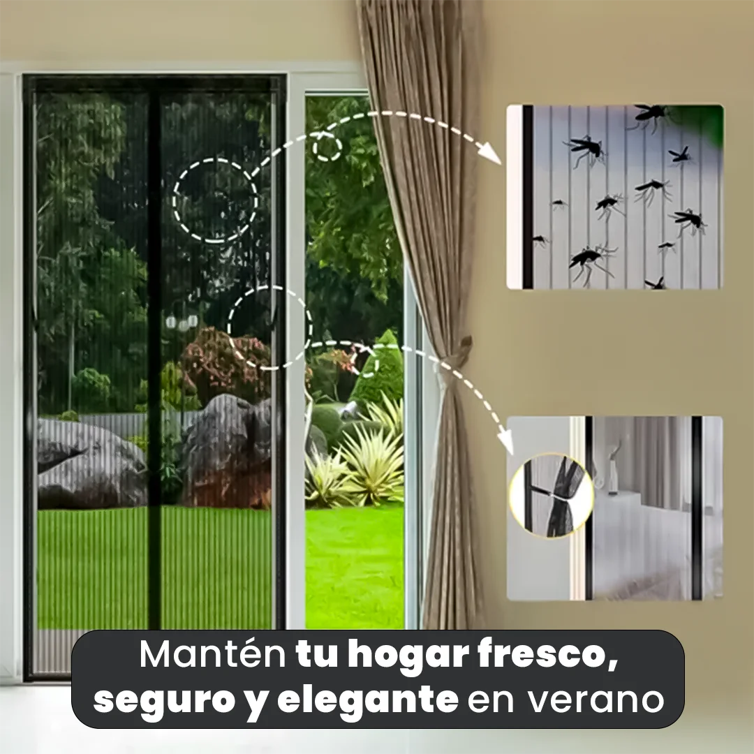 Malla Mosquitera para Puertas y Ventanas MAGIC MESH®🔥60%de Descuento🔥 Tu Hogar Libre de Mosquitos y Otras Plagas