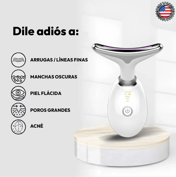 Masajeador Facial Led LiftingPro® Antiarrugas Con 60% Descuento😍