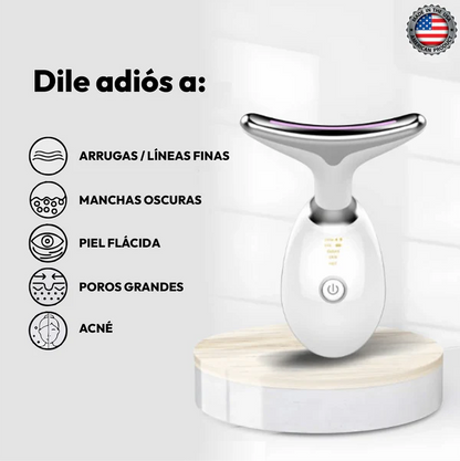 Masajeador Facial Led LiftingPro® Antiarrugas Con 60% Descuento😍