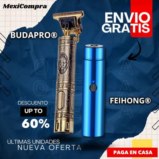 2X1 COMBO MAQUINA AFEITADORA PROFESIONAL FEIHONG® Y PATILLERA BUDAPRO® CON 60% DESCUENTO🔥