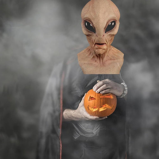 Máscara Extraterrestre de Látex Para Halloween Con 60% Descuento🔥