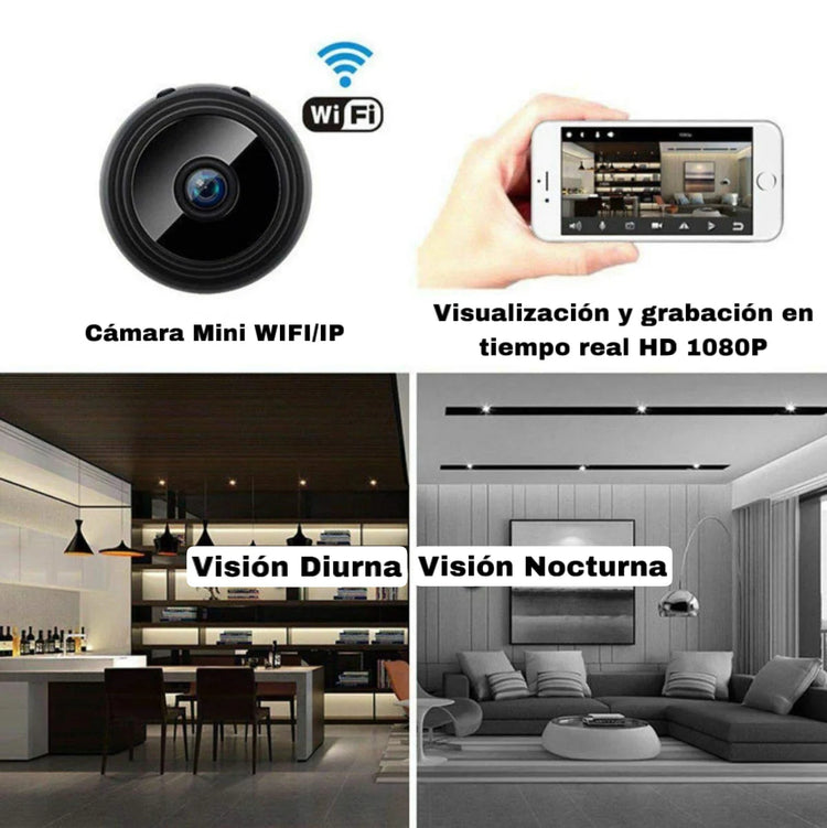 MINI CÁMARA WIFI FULL HD VISIONPRO® 🔥60% de Descuento🔥