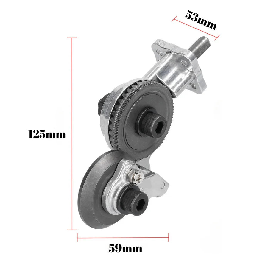 MetalCutter PRO®️Cortador de Metal Doble Cabeza para Taladro + Accesorios Gratis🔥 Lleva 2 al precio de 1🔥