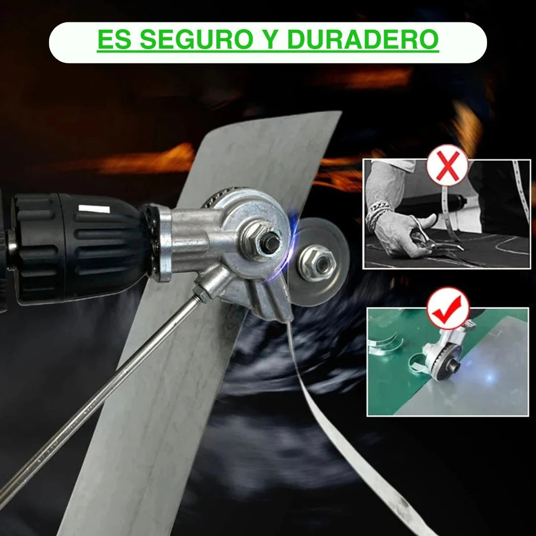 MetalCutter PRO®️Cortador de Metal Doble Cabeza para Taladro + Accesorios Gratis🔥 Lleva 2 al precio de 1🔥