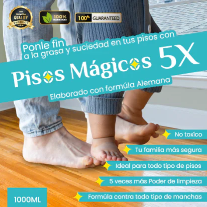 SUPER LIMPIADOR DE PISO🔥 1 LITRO 5 VECES MAS POTENTE🔥ULTIMAS UNIDADES‼️