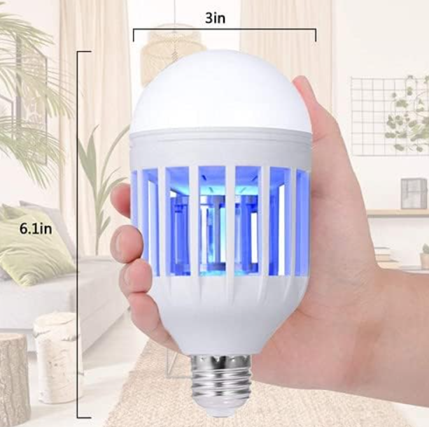 2 EN 1 FOCO LED ATRAPA INSECTOS 60% DESCUENTO🔥