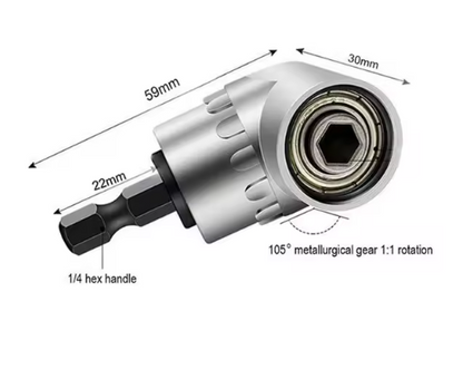 ANGLE REACH™ - Adaptador Angular de Tornillos Para Llegar a Espacios Difíciles 🔩Solo Hoy al 2x1🔩