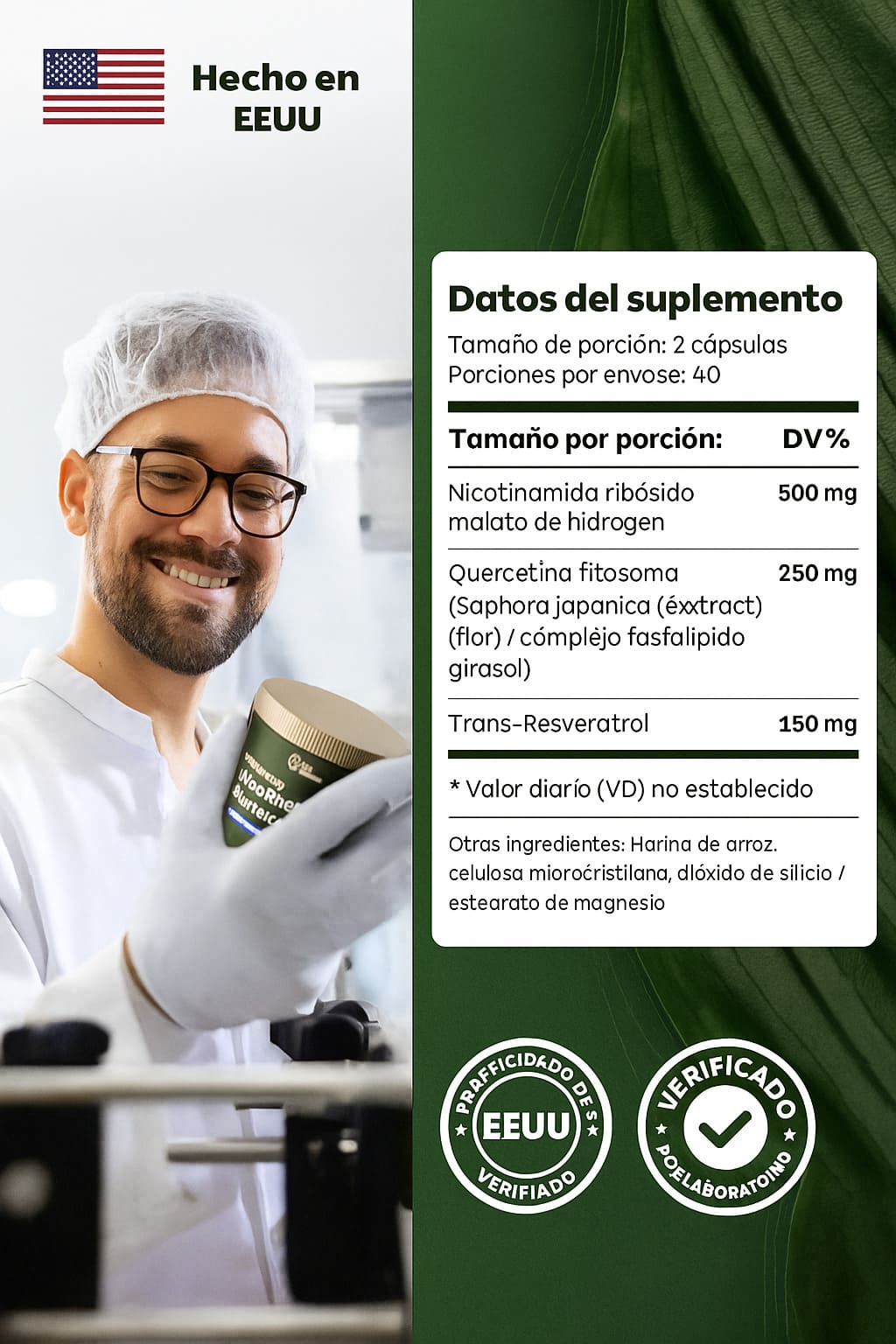 NAD+ ORIGINAL Elimina los signos y síntomas del envejecimiento🔥60% de descuento🔥