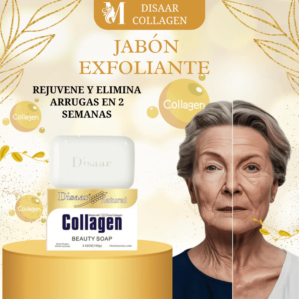 DISAAR® - SÚPER KIT COLAGENO PARA RENOVAR TU PIEL, SET DE 3 PIEZAS CON 70% DESCUENTO😍