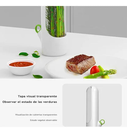 Pack de 2 Conservadores de Cilantro y Hierbas Siempre Frescas Con 60% Descuento🔥