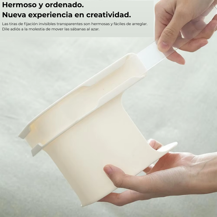 Pack de 4 Sujetadores de Sábanas Antideslizante GripSleep™ Con 60% Descuento🔥