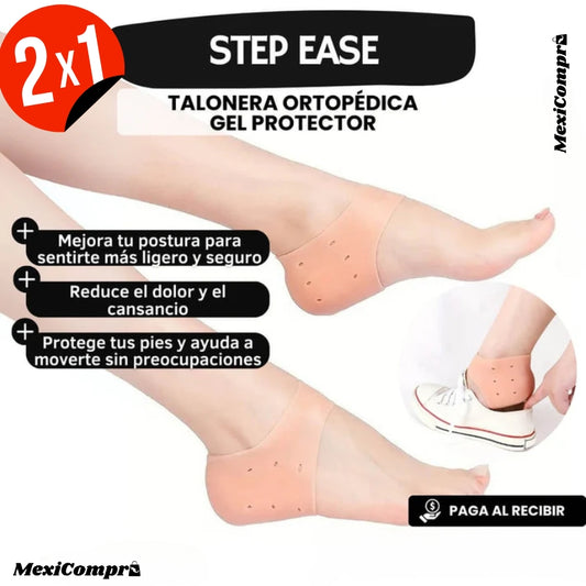 Almohadilla Talonera Profesional Ortopédica de silicona 2x1