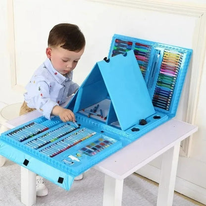 MEGA KIT DE DIBUJO PROFESIONAL, ART KIT® (AZUL/ROSA)