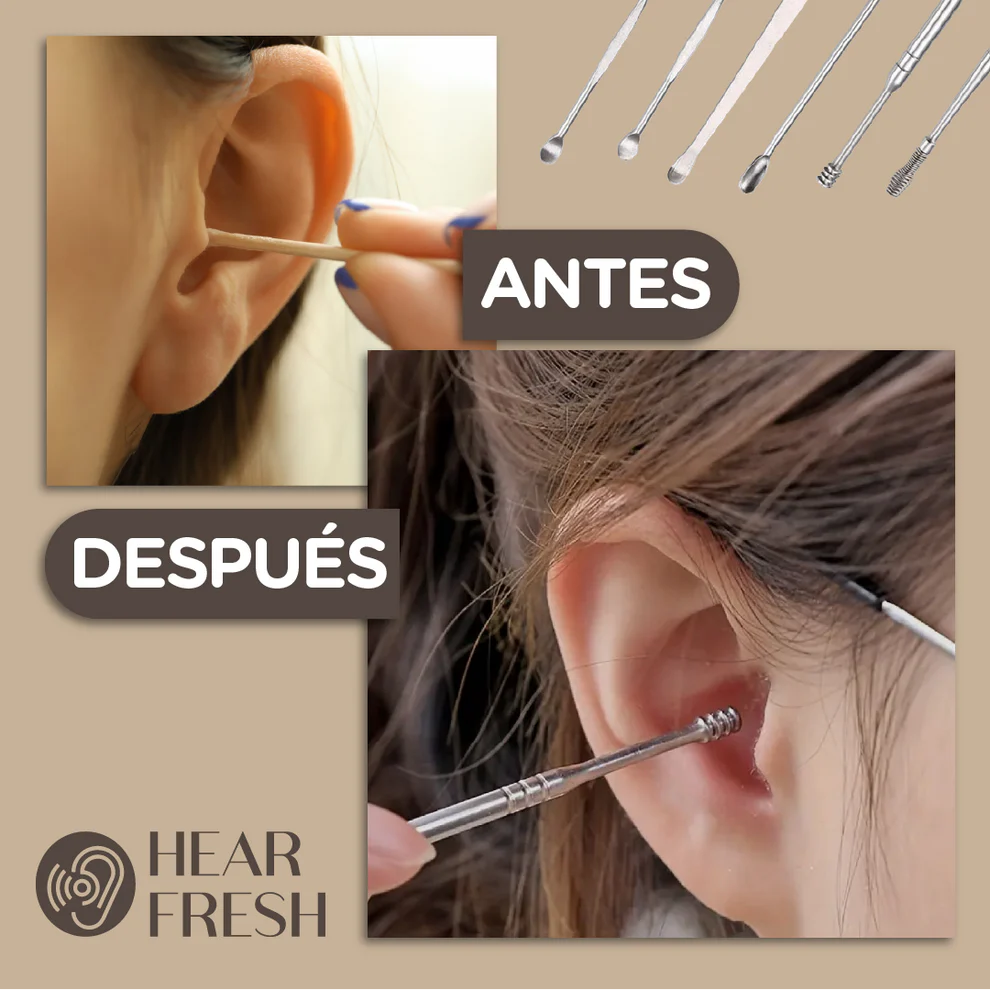 HEAR FRESH™ - Set de Limpieza de Oídos Profesional 👂OFERTA 2X1👂