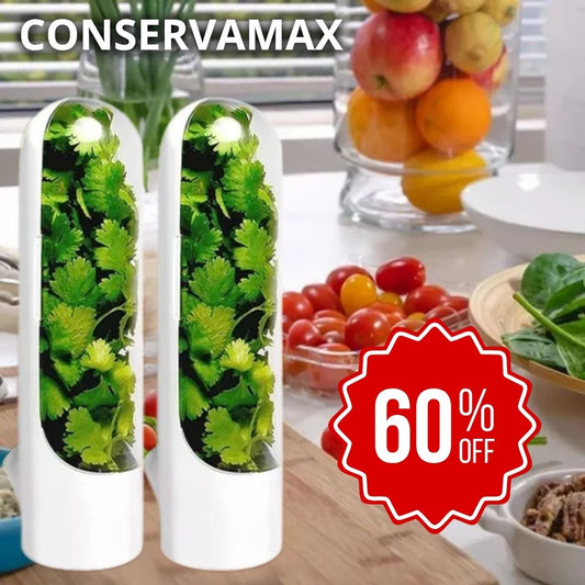 Pack de 2 Conservadores de Cilantro y Hierbas Siempre Frescas Con 60% Descuento🔥