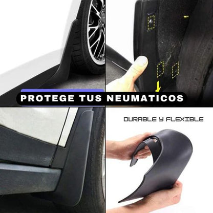 Pack de 4 Guardabarros universal para coche CleanFender® Con 60% Descuento🔥