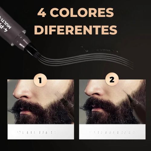 LAPIZ PROFESIONAL PARA OCULTAR LAS ENTRADAS DE LA BARBA Y EL CABELLO AL 2X1